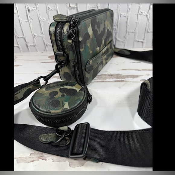 Brand new Coach Charter Crossbody Bag With Hybrid Pouch With Camo